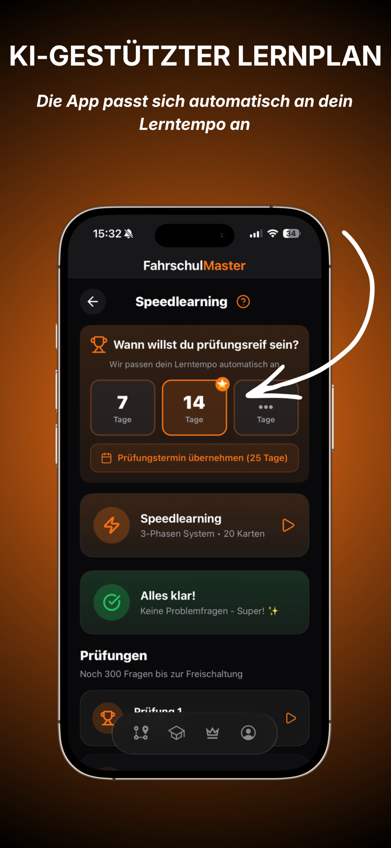 FahrschulMaster Speedlearning – KI-gestützter Lernplan