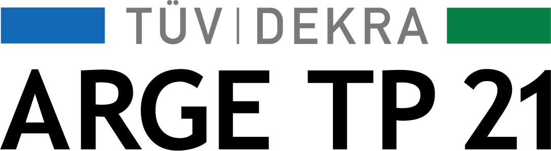 TÜV und DEKRA Logo – ARGE TP 21